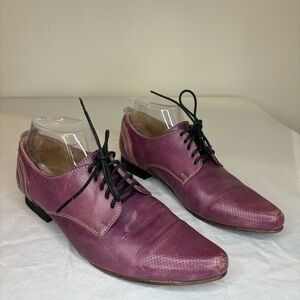 Bed Stu Purple Loafers